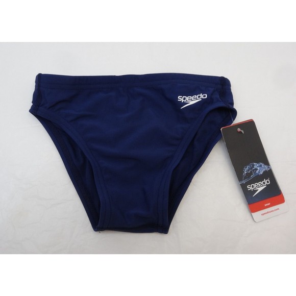Speedo Swim Speedo Endurance Mens Swim Durable Brief Navy Blue